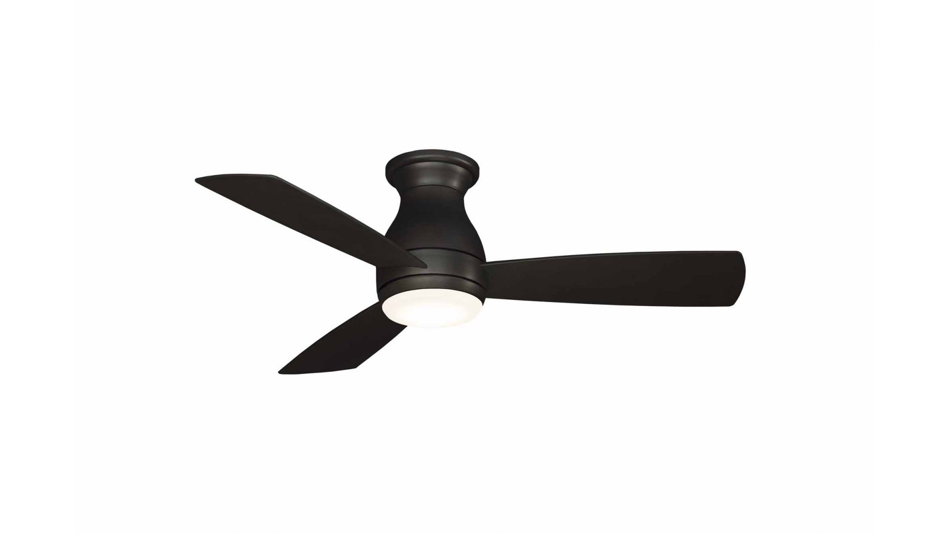 Hug Fan Fanimation FPS8332BDZW Hugh Hugger Ceiling Fan with light