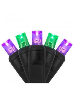 CLP75134 Commercial LED Stringer Purple-Green Bulbs 4 Inch Spacing