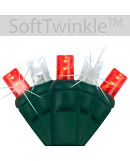 CLP79593 Commercial LED Stringer TWINKLE Red-Cool White 4 Inch Spacing