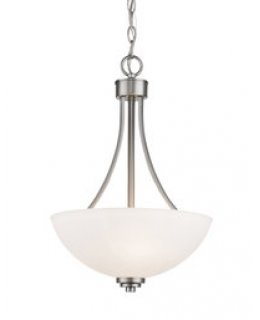 Z-Lite 443P-BN  Ashton Bowl Pendant 