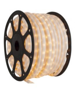 CLU17353 STEADY Pearl White Incandescent Rope Light, 150 ft, 2 Wire, 120 Volt