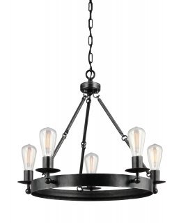 Sea Gull Lighting 3110205-846 5 Light Ravenwood Manor Chandelier 