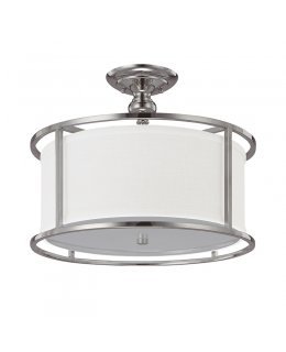 Capital Lighting 3914PN-459 Midtown Semi-Flush Ceiling Fixture