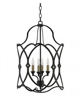 Currey & Company 9000-0024-CC 16 Inch Charisma Lantern Chandelier 