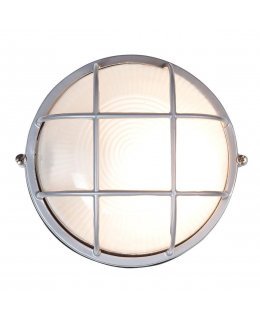 Access 20294-SAT-FST Nauticus 7 Inch Round Outdoor Wall Light 