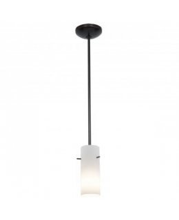 Access 28030-4R-ORB-OPL  Glass Cylinder Rod Pendant 