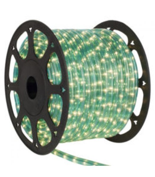 CLU17303  STEADY Incandescent Aqua Blue Rope Light, 150 ft, 2 Wire, 120 Volt
