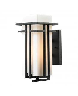 Elk 45085-1 Croftwell 6 Inch Outdoor Wall Sconce 