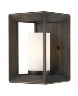 Golden Lighting 2073-1W GMT-OP Smyth Wall Sconce 