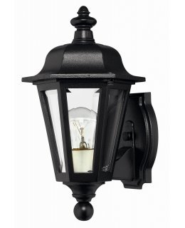 Hinkley 1819BK  Manor House Outdoor Wall Sconce 
