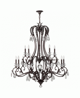 Hinkley 4408GR Marcellina 47 Inch Chandelier 