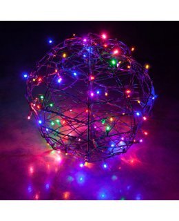 CLP13776 LED Christmas Light Ball Multi-Color Fold Flat Christmas Light Display