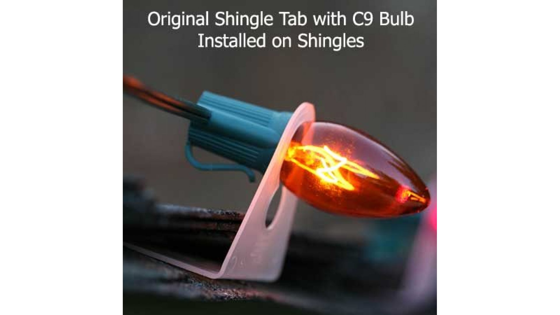 CLP5263 Original Shingle Tab Christmas light Clips Package of 100