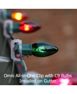 CLP5262  Christmas light Omni All in One Light Clips Package of 100