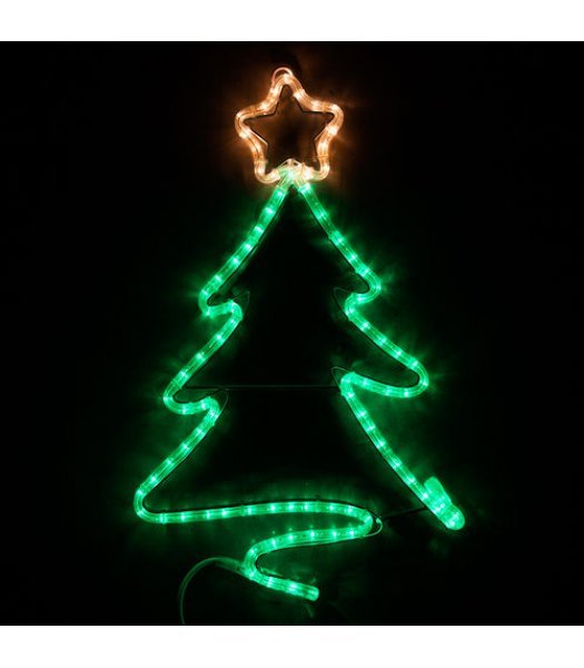 CLP75213 24 Inch LED Christmas Tree with Star Christmas Light Display