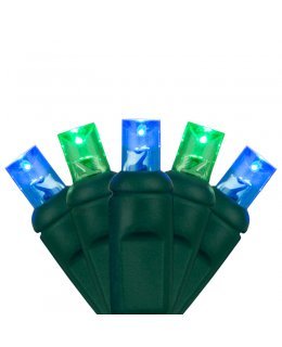 CLP12408 Commercial LED Stringer Blue-Green Bulbs 4 inch spacing