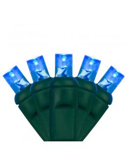 CLP20353 LED Christmas Stringer Blue bulbs 4 Inch Spacing