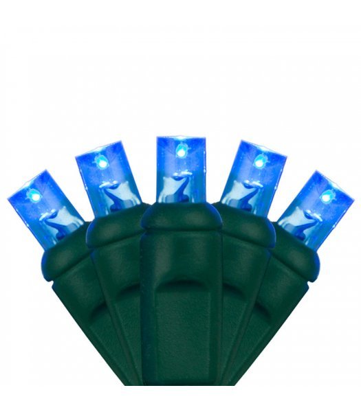 CLP20353 LED Christmas Stringer Blue bulbs 4 Inch Spacing