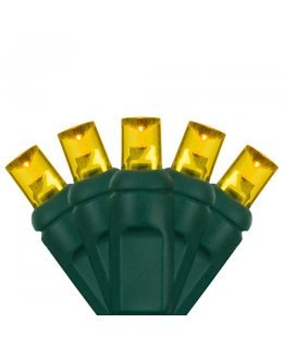 CLP20355 Commercial LED Stringer Gold Bulbs 4 inch spacing