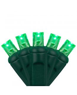 CLP20356 Commercial LED Stringer Green Bulbs 4 inch spacing