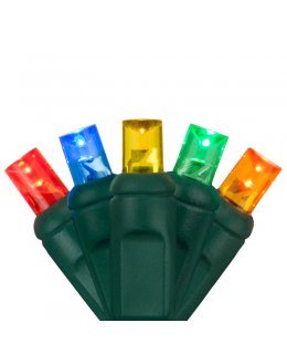 CLP7161 Commercial LED Stringer Multi-Color Bulbs 4 inch spacing