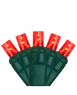 CL20354 Commercial LED Red Bulbs 4 inch spacing
