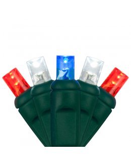 Commercial LED Stringer Red-Cool White-Blue Bulbs  4 inch spacing