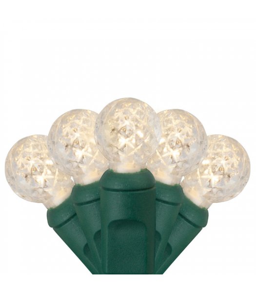 CLP20331 Commercial Grade LED Christmas Lights Green Wire G12 Razzberry