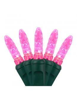 CLP20333  Commercial LED Stringer Pink Bulbs 4 inch spacing