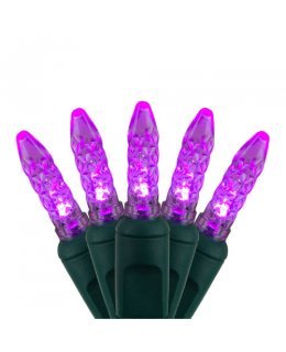 CLP21035 Commercial LED Stringer Purple Bulbs 4 inch spacing