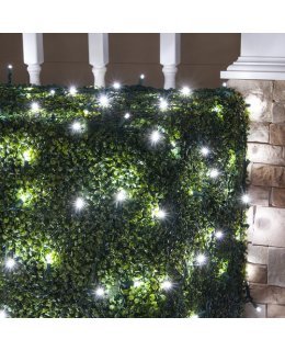 CLU72510  4 ft x 6 ft Net Light Set with 100 Cool White LED lights & Green Wire