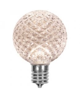 CLP13616  E17-C9 Base  .85W Warm White G50 LED Bulbs  PACK OF 25