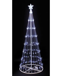 CLP690 White LED Lightshow Tree Christmas Light Display