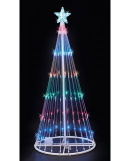 CLP6887 Multi-Color LED Lightshow Tree Christmas Light Display