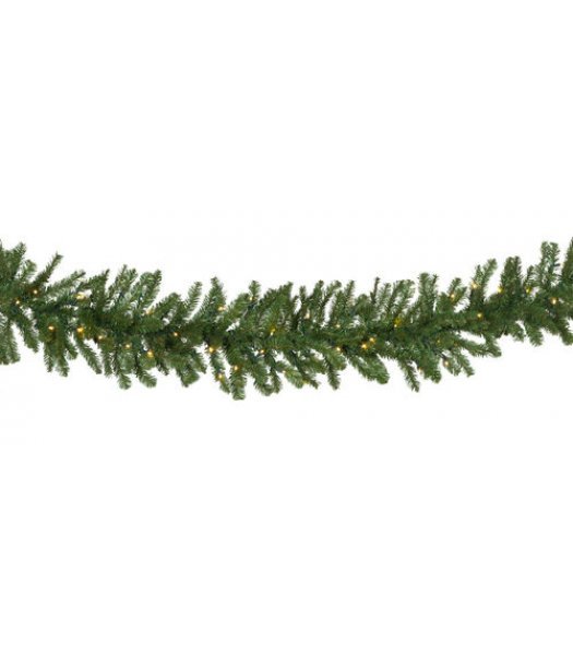 CLP13040 Commercial Grade 9 Ft Long - 14 Inch Wide Warm White LED Prelit Douglas Fir