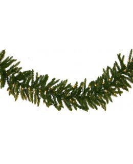 CLP12272 Commercial Grade 9 Ft Long - 14 Inch Wide Warm White LED Prelit Norway Spruce
