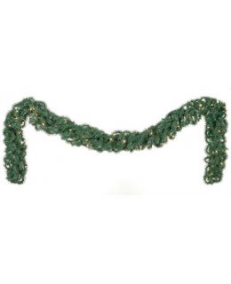 CLP12273 Commercial Grade 9 Ft Long - 14 Inch Wide Warm White LED Prelit Balsam Fir