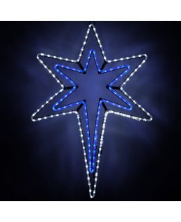 CLP21291 LED Bethlehem Star With A Blue Center