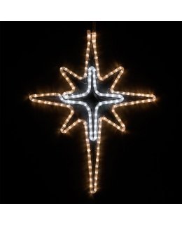 CLP73393 Warm White and Cool White Bethlehem LED Star Christmas Display