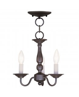 Livex LIV-5009-07 Williamsburg Mini Chandelier 