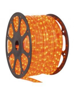 CLU17366 CHASING Incandescent ORANGE Rope Light, 150 ft, 3 Wire, 120 Volt