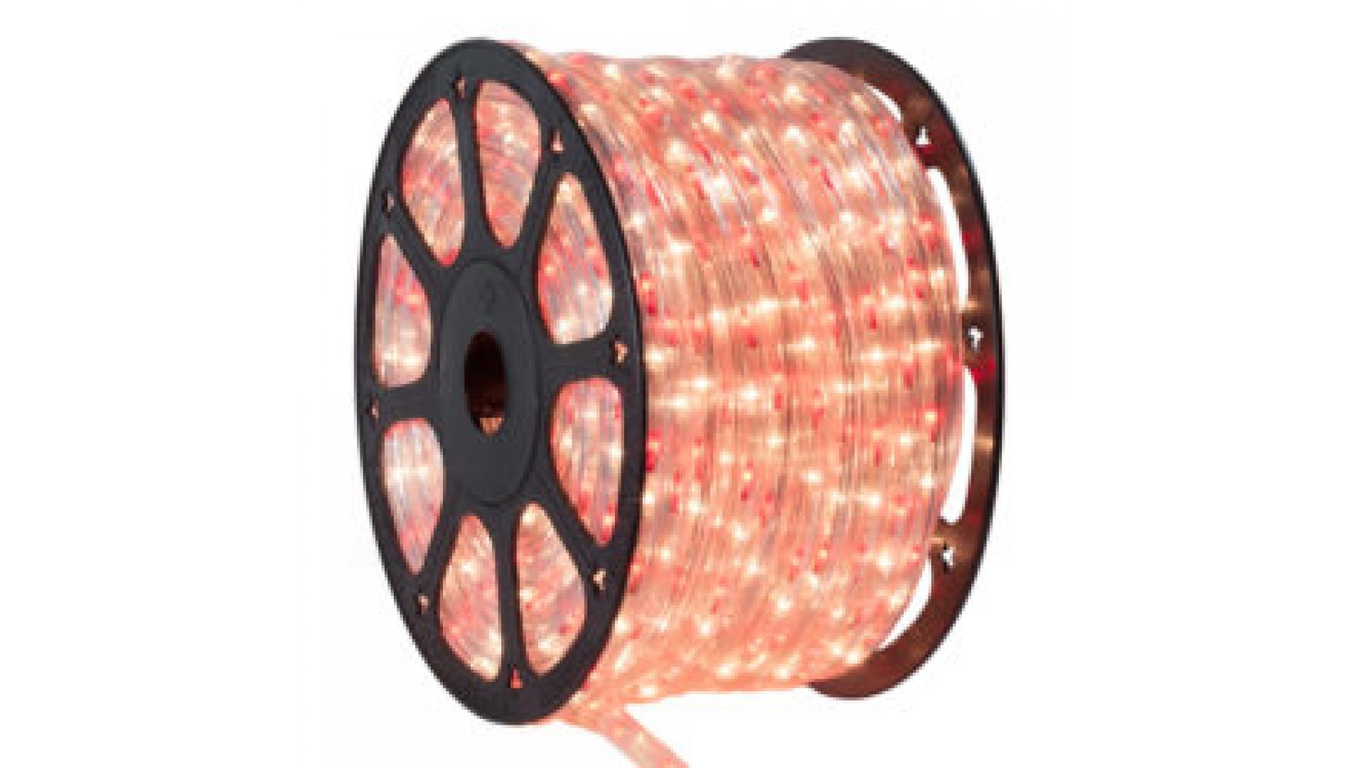 Chasing Rope Light 120V 1/2 inch 3 Wire CHASING Incandesant RED/CLEAR Rope Light