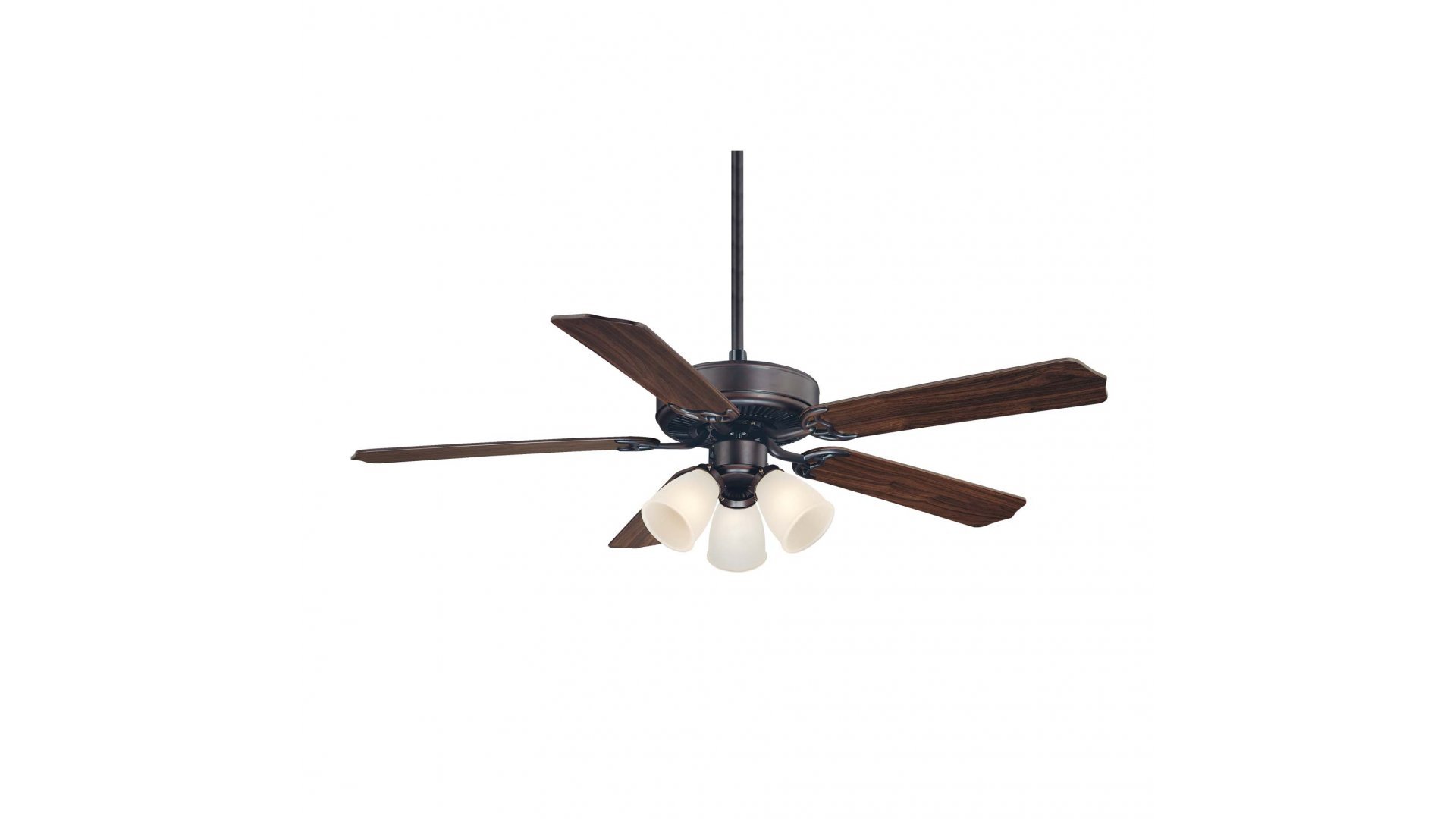 Savoy House 52" Ceiling Fan With Light Kit | Satin Nickel Finish & Reversible Blades (Rosewood/Maple) - View #8