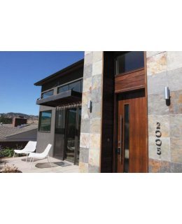 Stone Lighting WO808ALGM5 Outdoor Cylinder Wall Sconce 