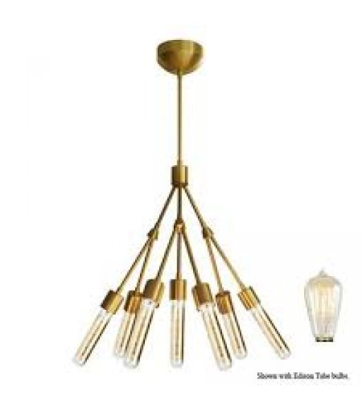 Stone Lighting CH550BBRT3A Stilt 30W Chandelier
