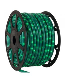 CLU18639  STEADY Incandescent Pearl GREEN150 ft, 2 Wire, 120 Volt
